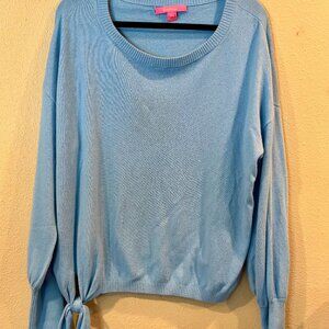 Lily Pulitzer Nariah Sweater, Blue, XL , Supersoft